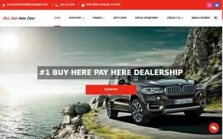 Best Deal Auto Sales, LLC of Bear website