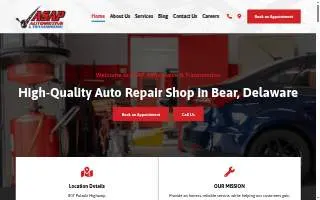 ASAP Automotive of Bear website