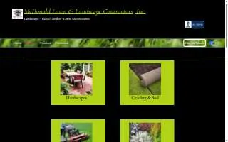 Mc Donald Lawn & Landscp Contractor website