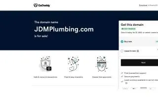 JDM #1 Plumbing, LLC website