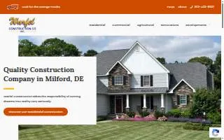Warfel Construction website