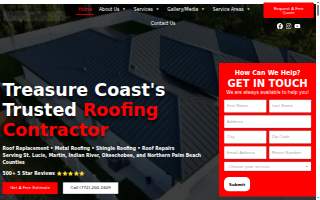 One Construction & Roofing Contractors website