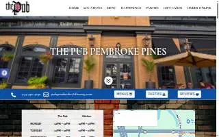 The Pub - Pembroke Pines website