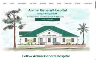 Animal General Hospital of Port St. Lucie website