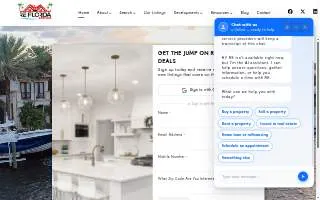 Re Florida Homes website