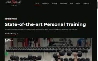 One To One Fitness, Inc. of Coral Springs website