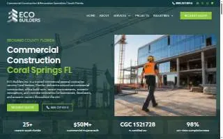 ECO General Contractors Coral Springs website