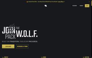 W.O.L.F. Fitness Palm Bay website