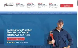 First Quality Plumbing - Palm Bay website