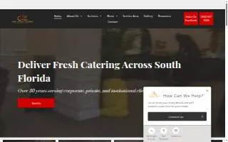 Chef Daniel Catering website