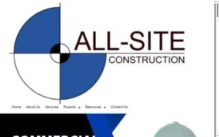 All Site Construction Inc website