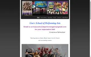 Lisa's School of Performing Arts website