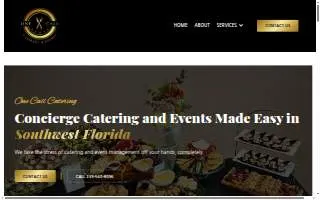 One Call Catering of Fort Myers website