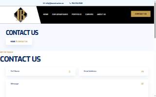 JB Construction & Design Inc. website