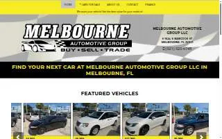 Melbourne Automotive Group website