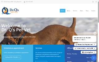 Dr. Q's Pet Vet website
