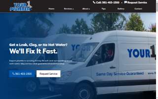 1 Plumber FL website