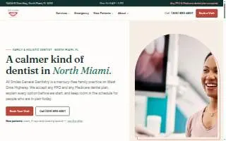 All Smiles General Dentistry - North Miami Dentist website