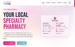 Lush Pharmacy North Miami website