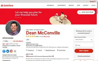 Dean McConville - State Farm Insurance Agent website