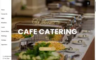 Cafe Catering website