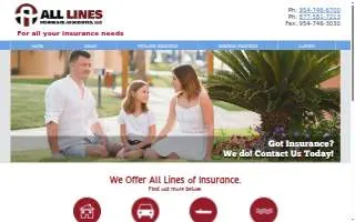 All Lines Insurance Associates LLC of Coconut Creek website