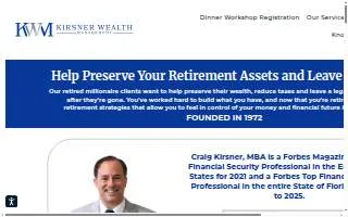 Kirsner Wealth Management (Stuart Estate Planning) website