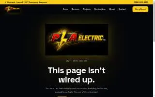 P. L. A. Electric, Inc. website