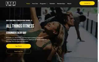 All Things Fitness website