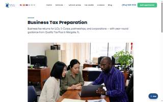 Quality Tax Plus Services Inc. website