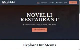 The Novelli Team website