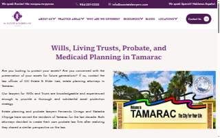 OC Estate & Elder Law website