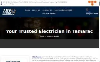 TMP Electric - Commercial & Residential Electricans website