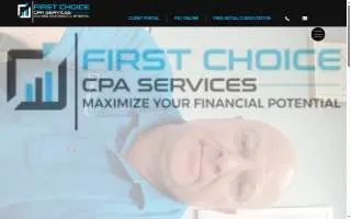 First Choice CPA Services, LLC website