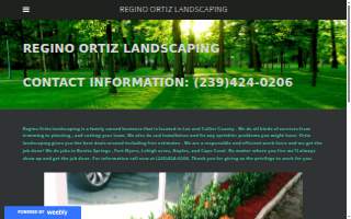 Regino Ortiz Landscaping website