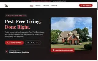 Fiore Pest Control LLC website