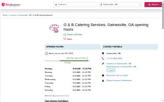 G & B Catering Services