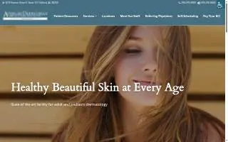 Advanced Dermatology and Skin Care Specialists of Leeds website
