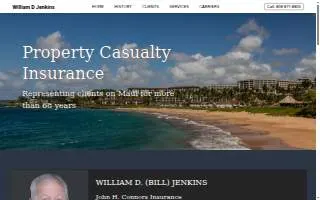 John H Connors Insurance Maui website
