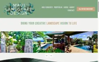 Maui Landscape Design LLC website