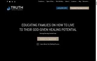 Truth Family Chiropractic website