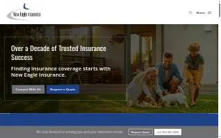 New Eagle Insurance website