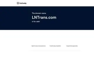 L & N Transportation Services website