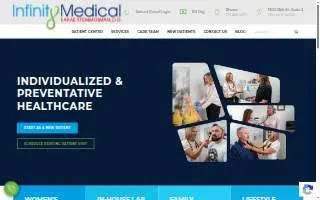 Infinity Medical Clinic website