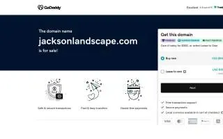 Jackson Landscape LLC website