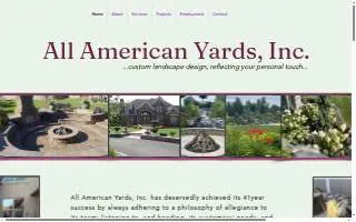 All American Yards Inc website