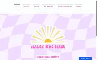 Haley Rae Hair website