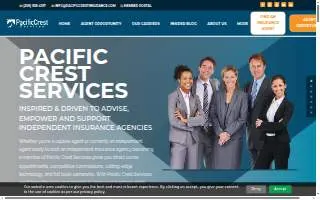 Pacific Crest Insurance - Coeur d'Alene website