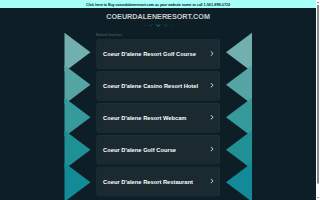 The Coeur d'Alene Resort