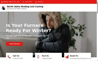 North Idaho Heating & Cooling Solutions, Inc website